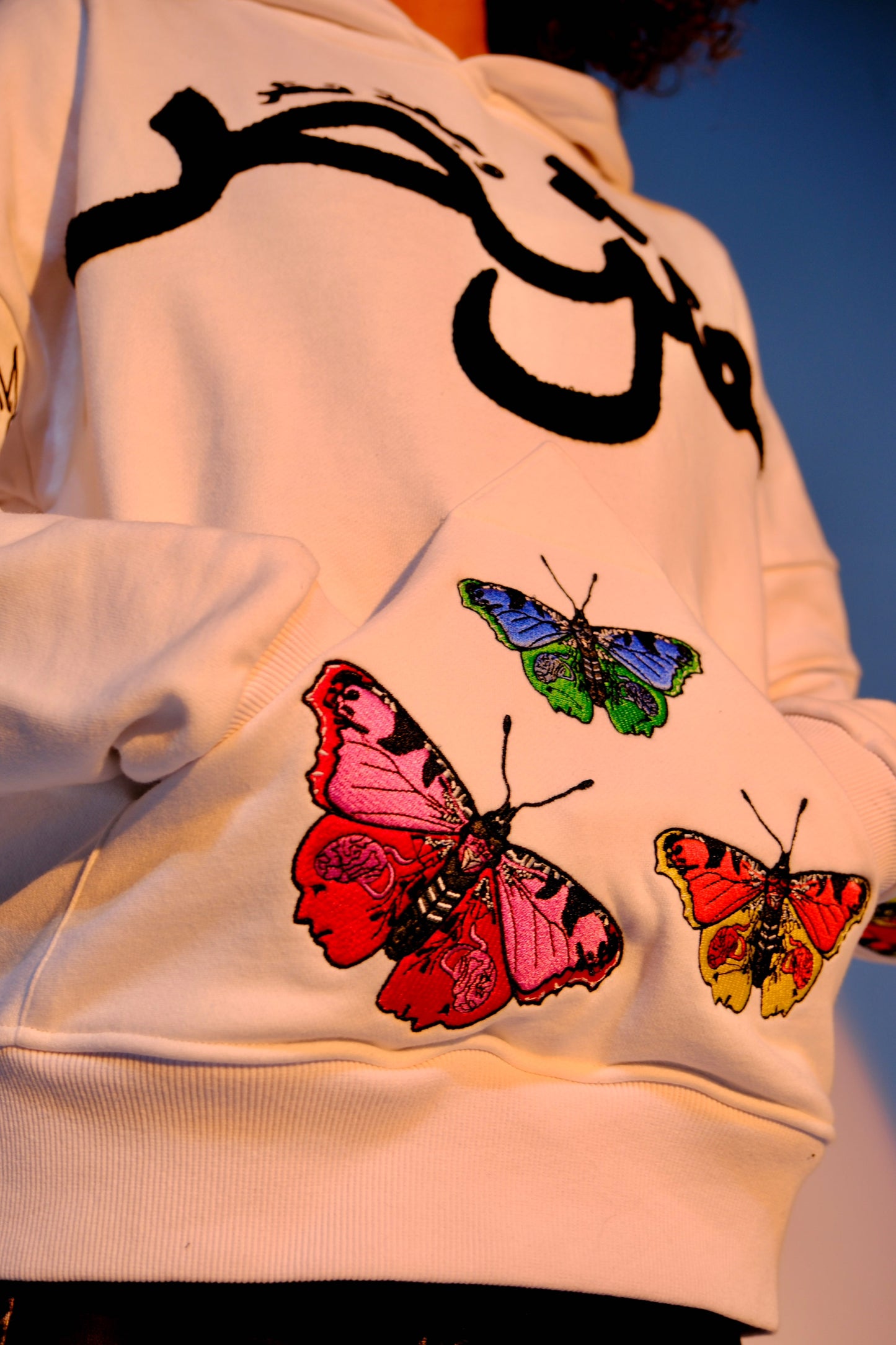 White "Mindset" Hoodie